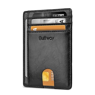 Buffway Slim Leather Wallet 