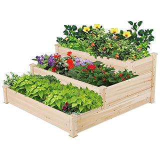 YaheeTech 3 Tier Raised Garden Bed