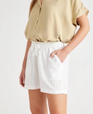 100% European Linen Shorts