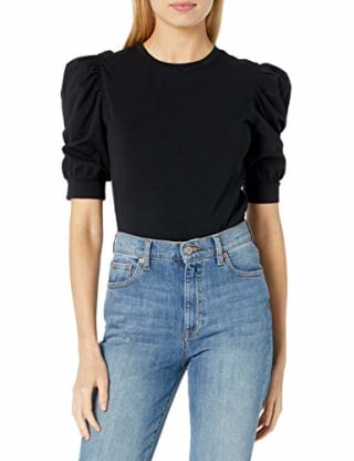 The Drop Mariko Puff-Sleeve Top