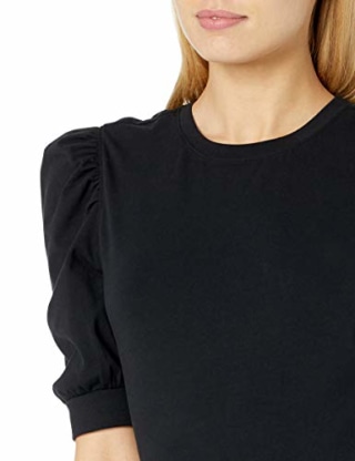 The Drop Mariko Puff-Sleeve Top