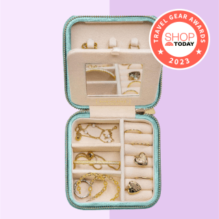 Velvet Travel Jewelry Organizer