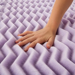 Lavender-Infused Memory Foam Mattress Topper