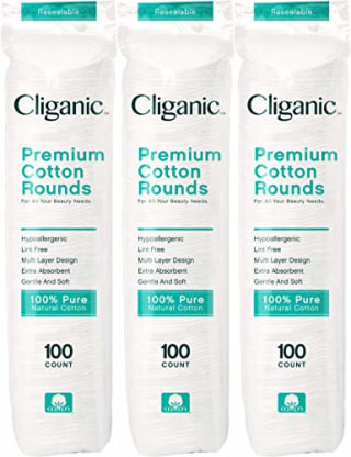Cliganic Premium Cotton Rounds