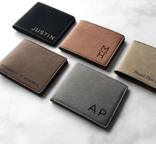 Custom Monogrammed Wallet