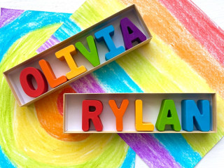Personalized Name Crayons