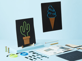 KiwiCo Light-Up Wire Art Project Kit