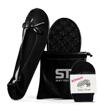 Silky Toes Foldable Travel Flats