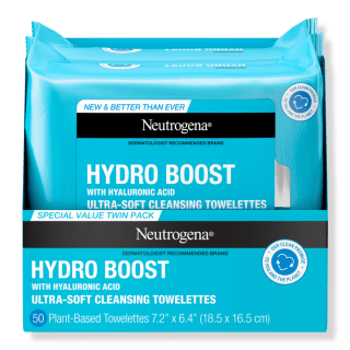 NeutrogenaHydro Boost Cleansing Towelettes Twin Pack