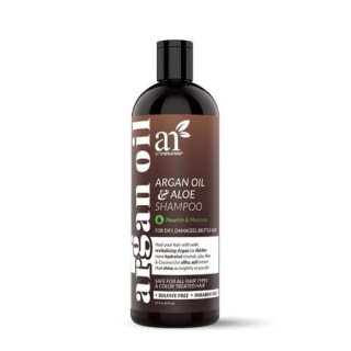 Artnaturals Moroccan Argan Oil Shampoo - (16 Fl Oz / 473ml) - Moisturizing, Volumizing Sulfate Free Shampoo for Women, Men and Teens - Used for Colored and All Hair Types, Anti-Aging Hair Care