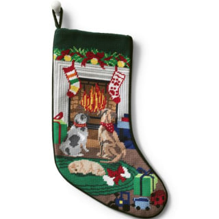 Lands' End Needlepoint Custom Stocking