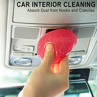TICARVE Car Cleaning Gel Detailing Putty Car Putty Auto Detailing Tools Car Interior Cleaner Cleaning Slime Car Assecories Keyboard Cleaner Rose/NT WT: 5.6 oz (160 gr)