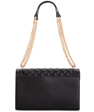 Flap Chevron Quilted Crossbody