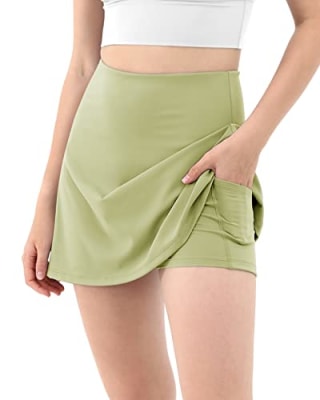 ODODOS Women's High Waisted Tennis Skirt