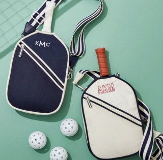 Sporty Stripe Pickleball Crossbody Bag