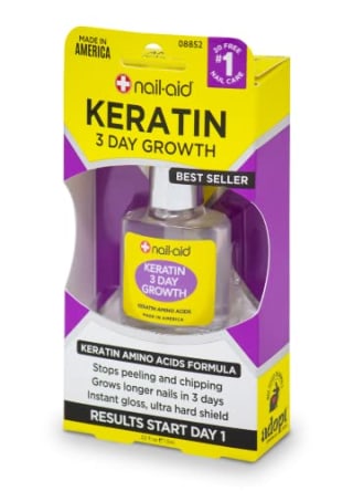 Nail-Aid Keratin 3-Day Growth Nail Treatment & Strengthener
