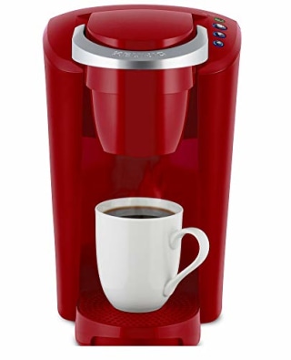 Keurig K-Compact Single-Serve K-Cup Pod Coffee Maker, Imperial Red