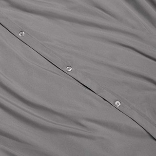 Nestl Bedding Duvet Cover, Protects and Covers your Comforter/Duvet Insert, Luxury 100% Super Soft Microfiber, Queen Size, Color Charcoal Gray, 3 Piece Duvet Cover Set Includes 2 Pillow Shams