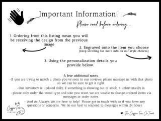 Charcuterie Board with Handle Monogrammed