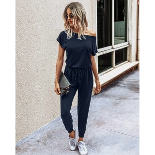 Woman wearing jumpsuit