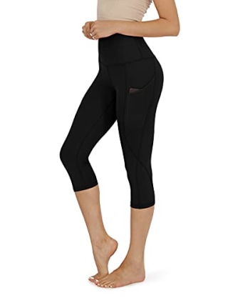 ODODOS High Waisted Yoga Capris with Pockets