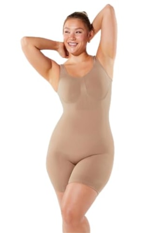 Nearly Naked Shaping Mid Thigh Bodysuit