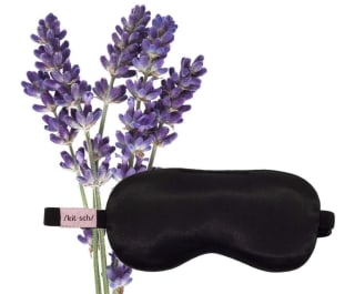 Lavender Weighted Satin Eye Mask