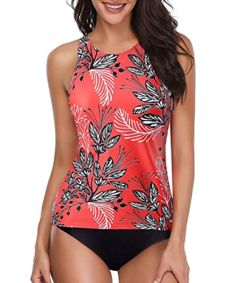 Holipick High Neck Tankini