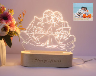 Custom 3D Photo Lamp