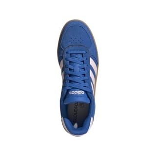 adidas Women's Breaknet Sleek Sneaker, Bright Royal/Clear Pink/Carbon, 7