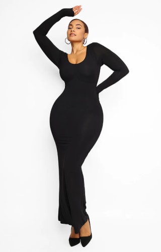 Built-In 360° Slim Fit Shaping Maxi Dress