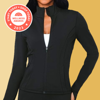 Women's Full Zip High-Low Running Track Jacket