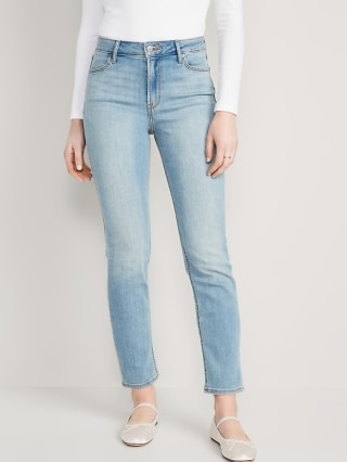 High-Waisted Wow Straight Jeans for Women