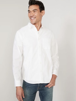 Regular-Fit Built-In Flex Everyday Shirt 