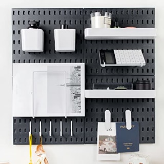 Pegboard Wall Organizer Combination Kit