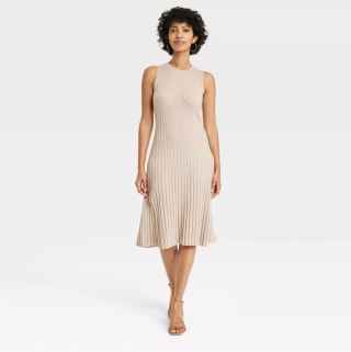 Sleeveless Sweater Dress