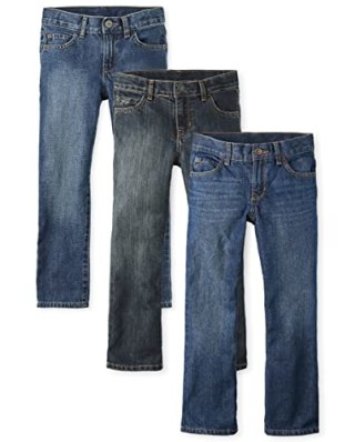 The Children's Place Boys' Bootcut Jeans (3 Pairs)