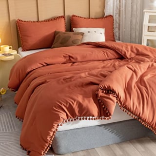 Terracotta Queen Comforter Set