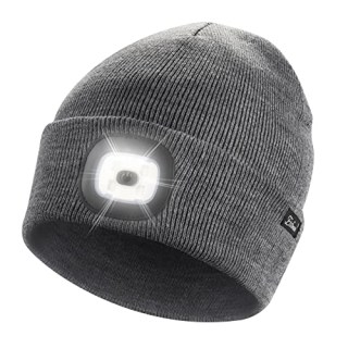 Etsfmoa Unisex Beanie with Light