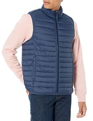 Amazon Essentials Lightweight Water-Resistant Packable Puffer Vest