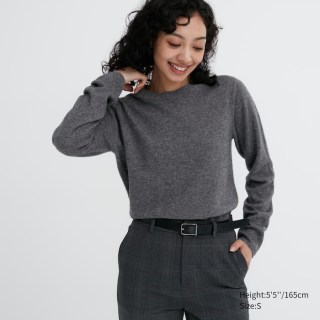 Uniqlo Cashmere Crew Neck Long-Sleeve Sweater