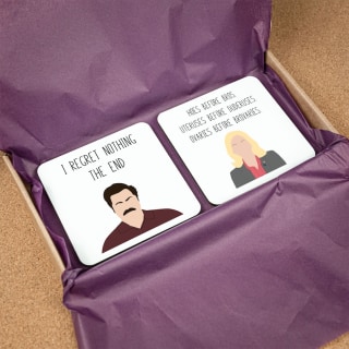 "Parks and Recreation" Coasters (Set of 4)