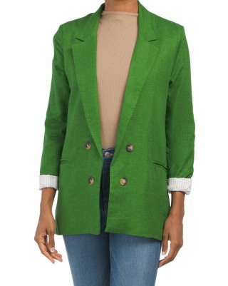 Oversized Notch Collar Blazer