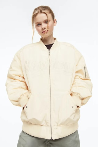 Embroidered Bomber Jacket