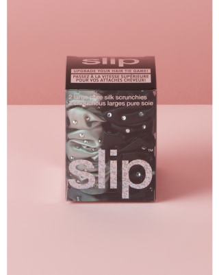 2pk Crystal Embellished Hair Scrunchies