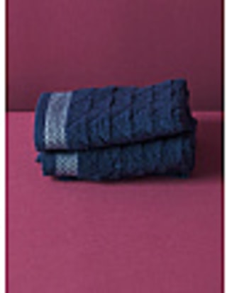 Herringbone Turkish Cotton Washcloths