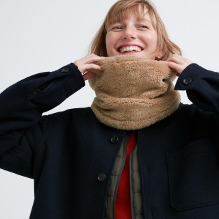 Heattech Fluffy Yarn Fleece Neck Warmer