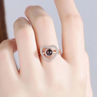 Eternity's Twilight Photo Ring