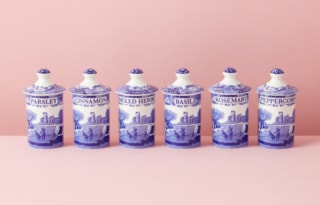 6-Pack Ceramic Spice Jars