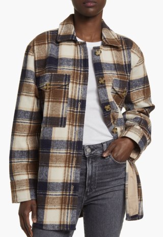 Plaid Shirt Jacket